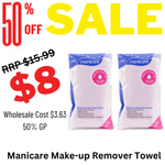 MANICARE 50% OFF SALE DISPLAY + 50% GP - Featuring Best Sellers (168 units)