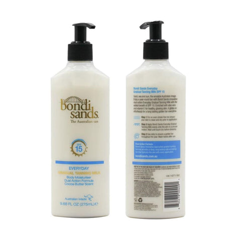 Bondi Sands 275ml Everyday Gradual Tanning Milk SPF15 - 24pk | Wholesale Discount Cosmetics
