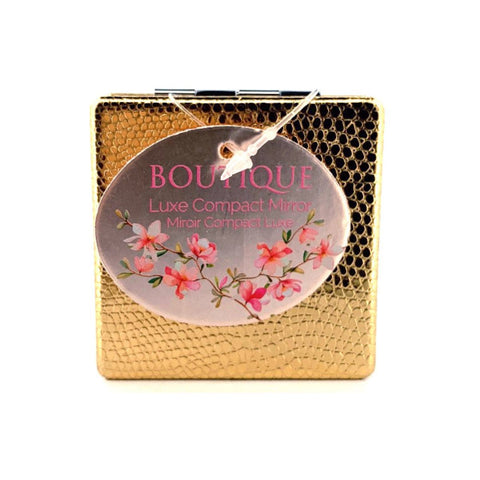 Royal Boutique Luxe Gold Compact Mirror - 24pk | Wholesale Discount Cosmetics