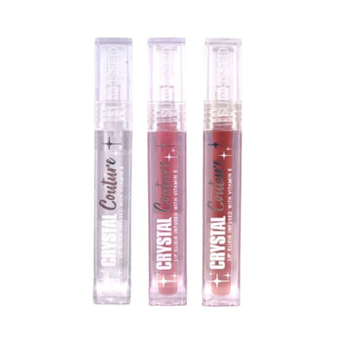 SUNKissed Crystal Couture Lip Fixer(3 Assorted Shades) - 24pk | Wholesale Discount Cosmetics