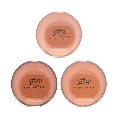 Saffron Bronzing Powder(3 Assorted Shades) - 24pk | Wholesale Discount Cosmetics