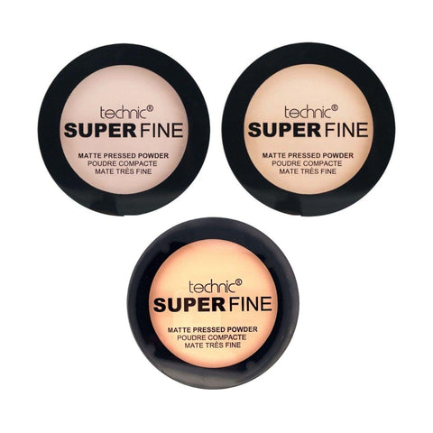 Technic Superfine Matte Pressed Powder(3 Assorted Shades) - 24pk | Wholesale Discount Cosmetics