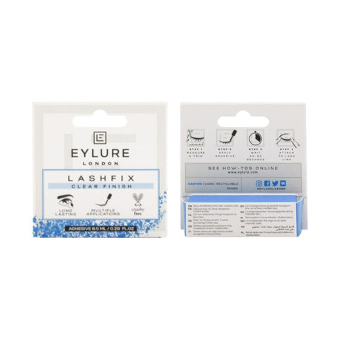 Eylure London 8.5ml Lash Fix(Clear Finish) - 24pk | Wholesale Discount Cosmetics