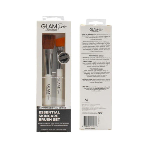 Manicare Glam Pro Essential Skincare Brush Set - 24pk | Wholesale Discount Cosmetics