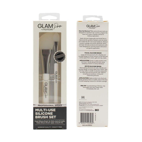 Manicare Glam Pro Multi-use Silicone Brush Set - 24pk | Wholesale Discount Cosmetics