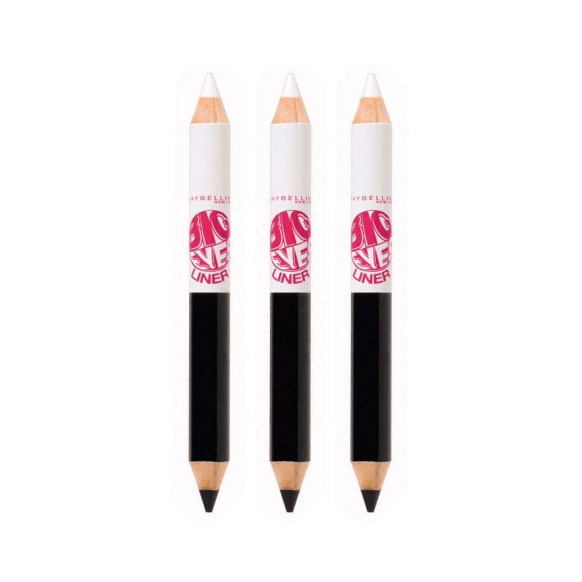 Maybelline Big Eyes Double Ended Black & White Eyeliner - 24pk - Wholesale Discount Cosmetics
