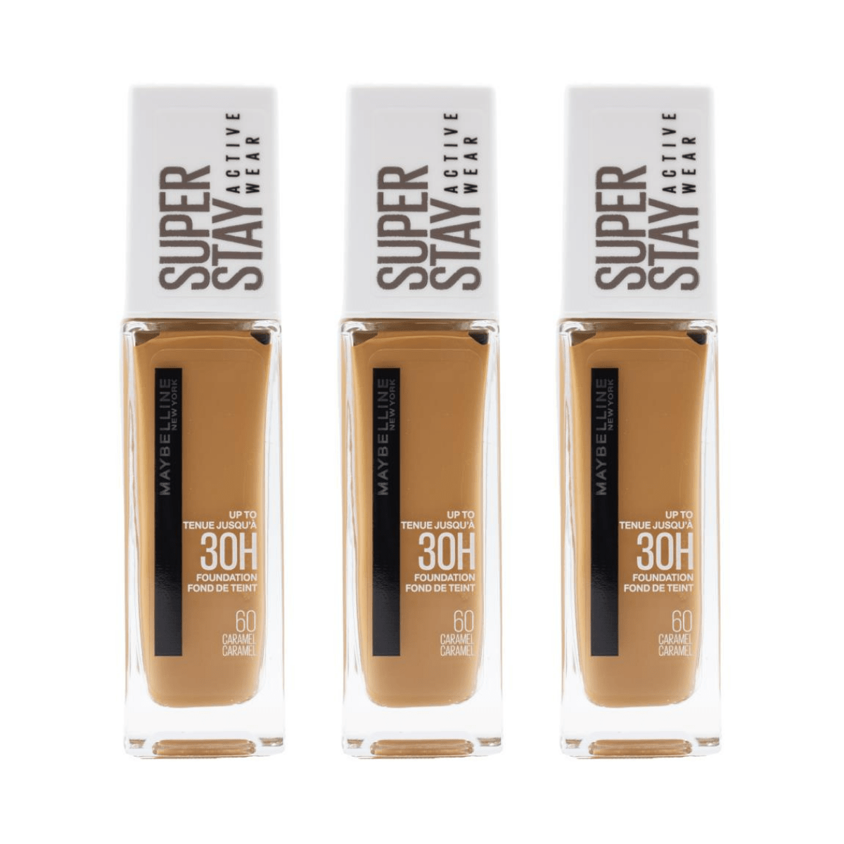 Maybelline SuperStay Active Wear 30H Foundation - Caramel 24pk - Wholesale Discount Cosmetics