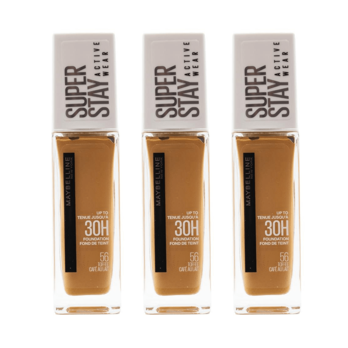 Maybelline SuperStay Active Wear 30H Foundation - Toffee 24pk - Wholesale Discount Cosmetics