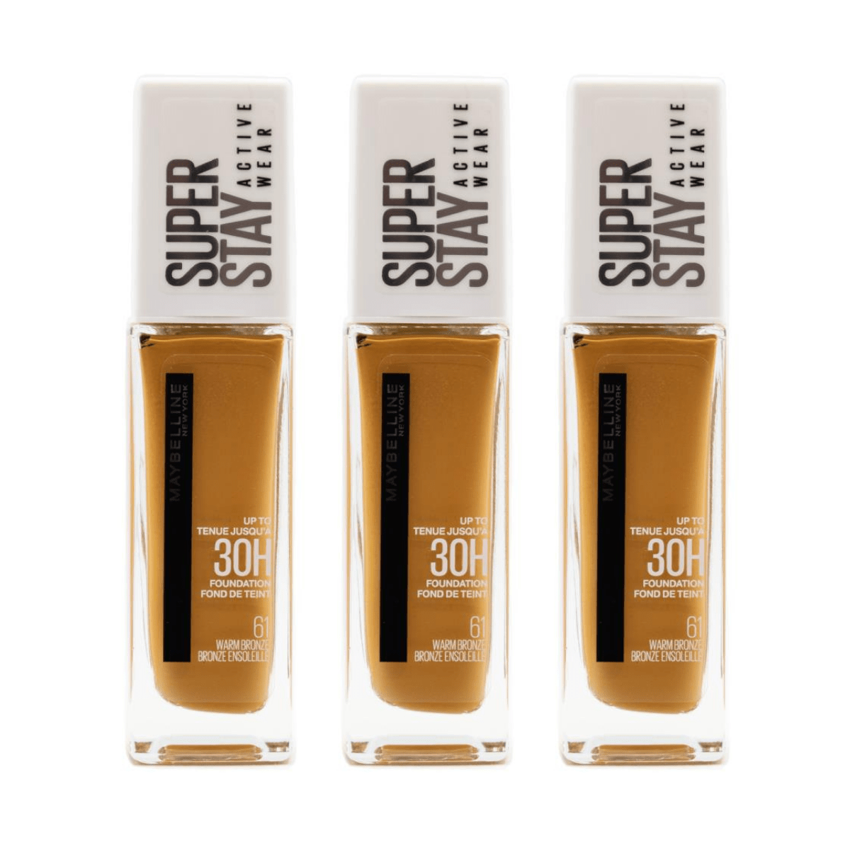Maybelline SuperStay Active Wear 30H Foundation - Warm Bronze 24pk - Wholesale Discount Cosmetics