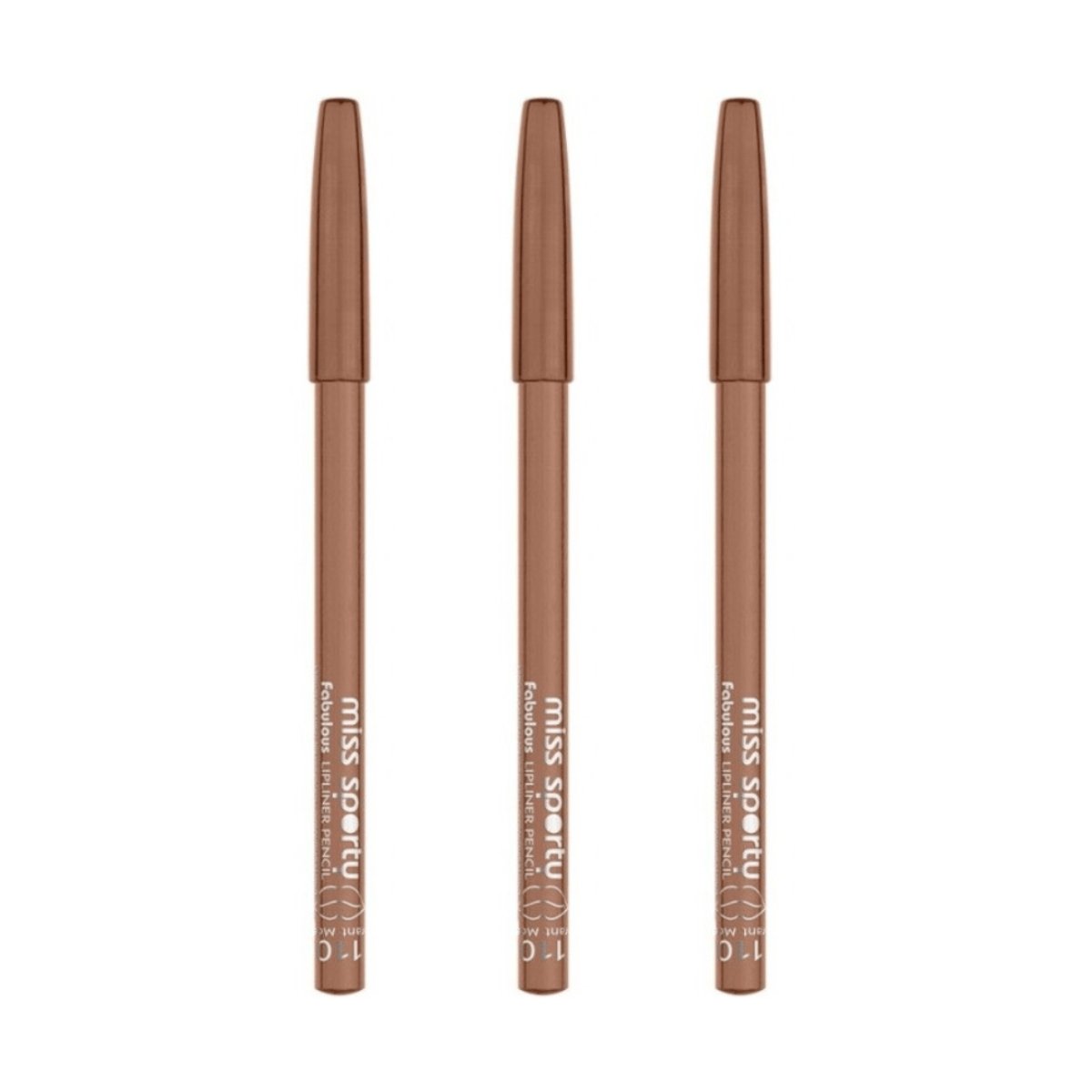 Miss Sporty Fabulous Lip Liner - Vibrant Mocha 24pk - Wholesale Discount Cosmetics