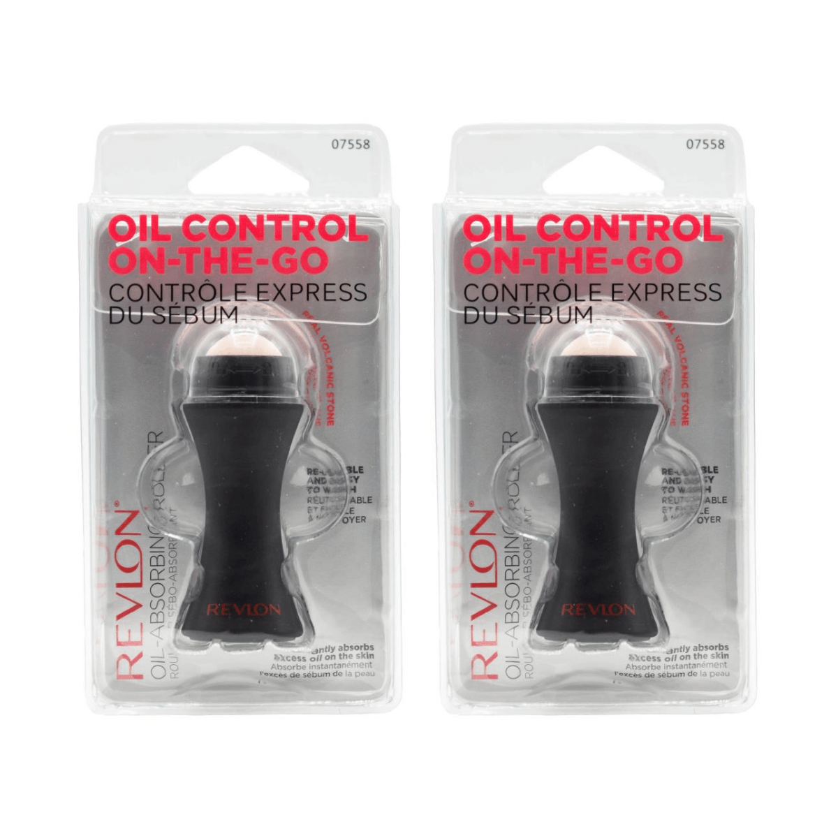 Revlon Volcanic Stone Oil Absorbing Facial Roller - 24pk - Wholesale Discount Cosmetics