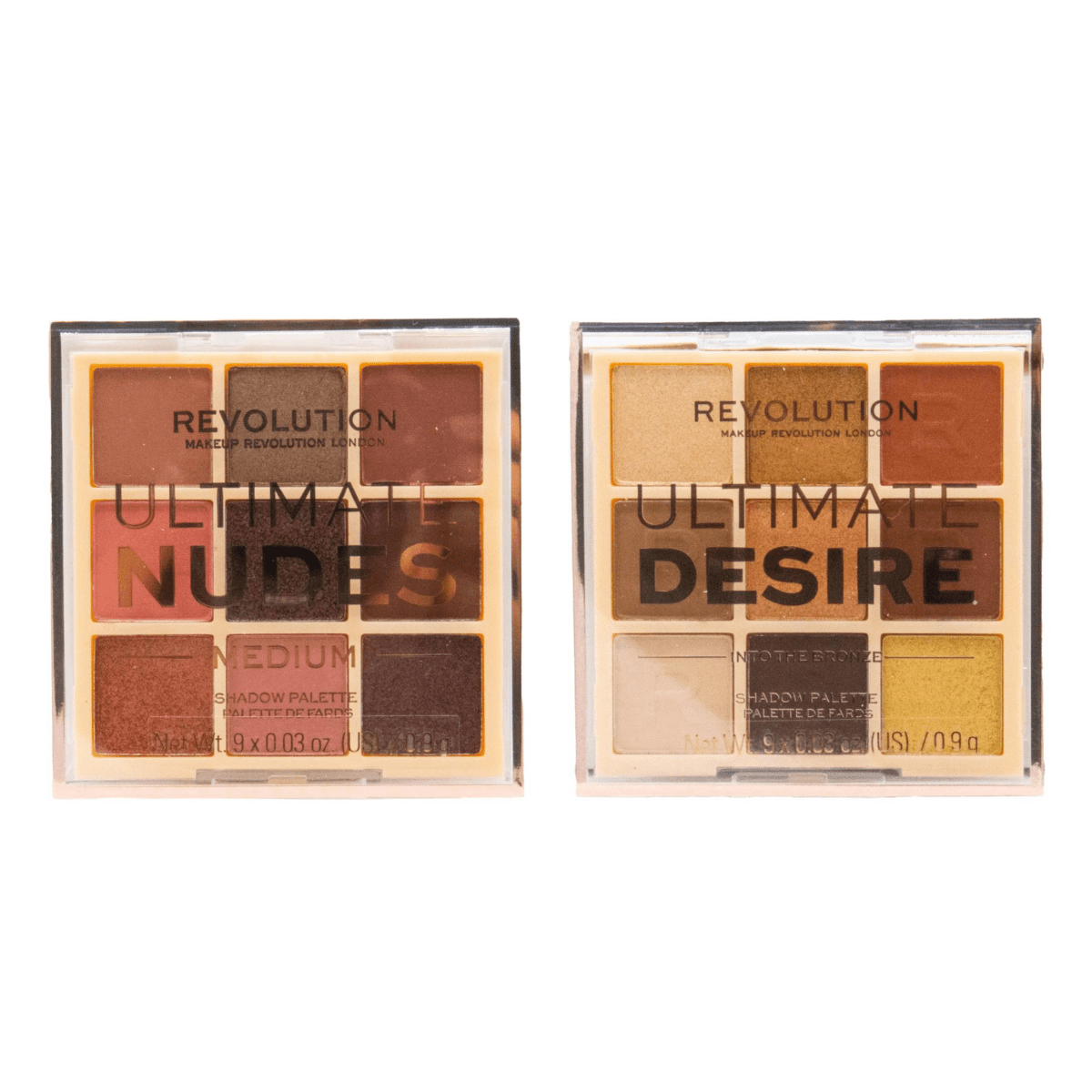 Revolution Ultimate Eyeshadow Palette 9 pan - Assorted Shades 24pk - Wholesale Discount Cosmetics