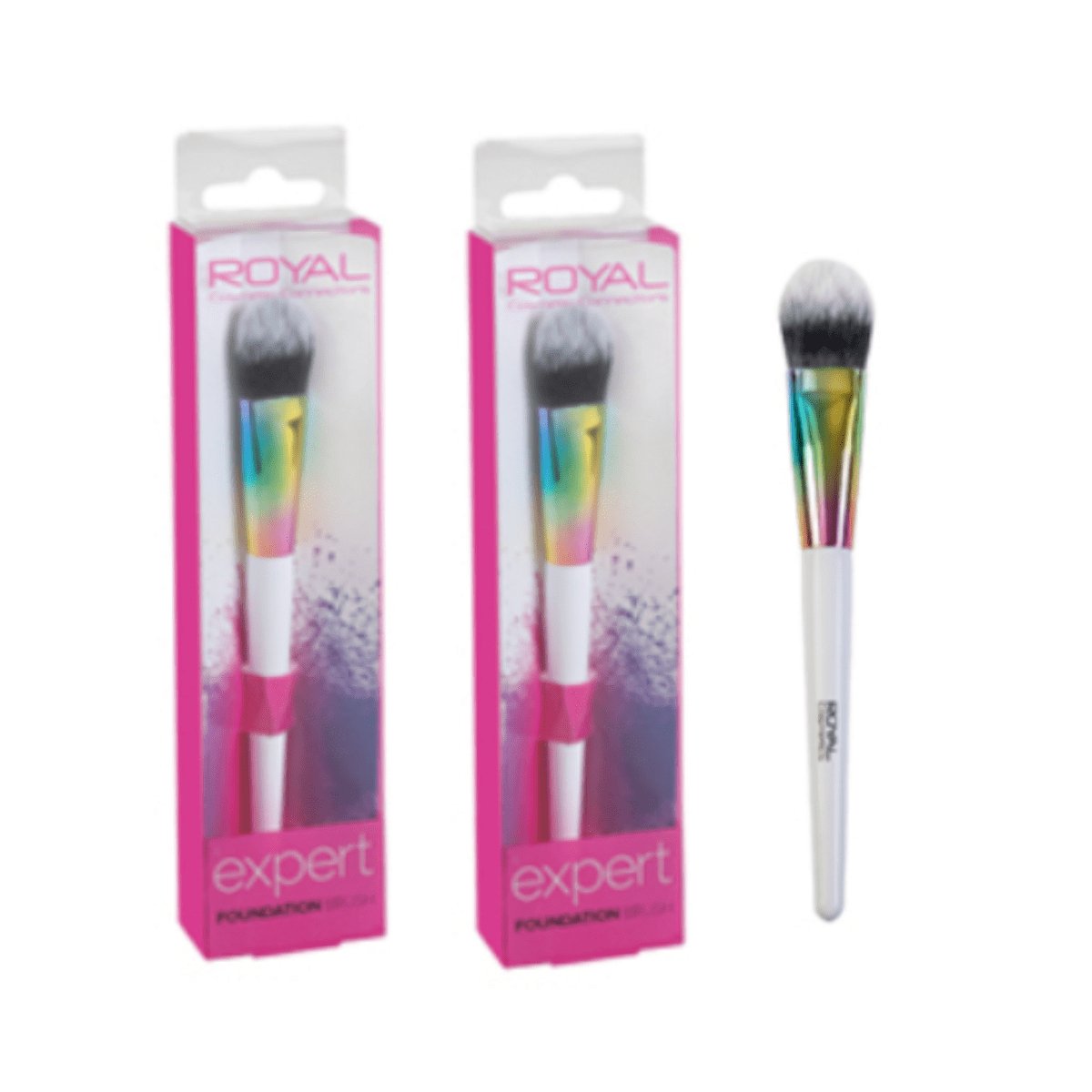 Royal Expert Foundation Brush Boxed - 24pk - Wholesale Discount Cosmetics