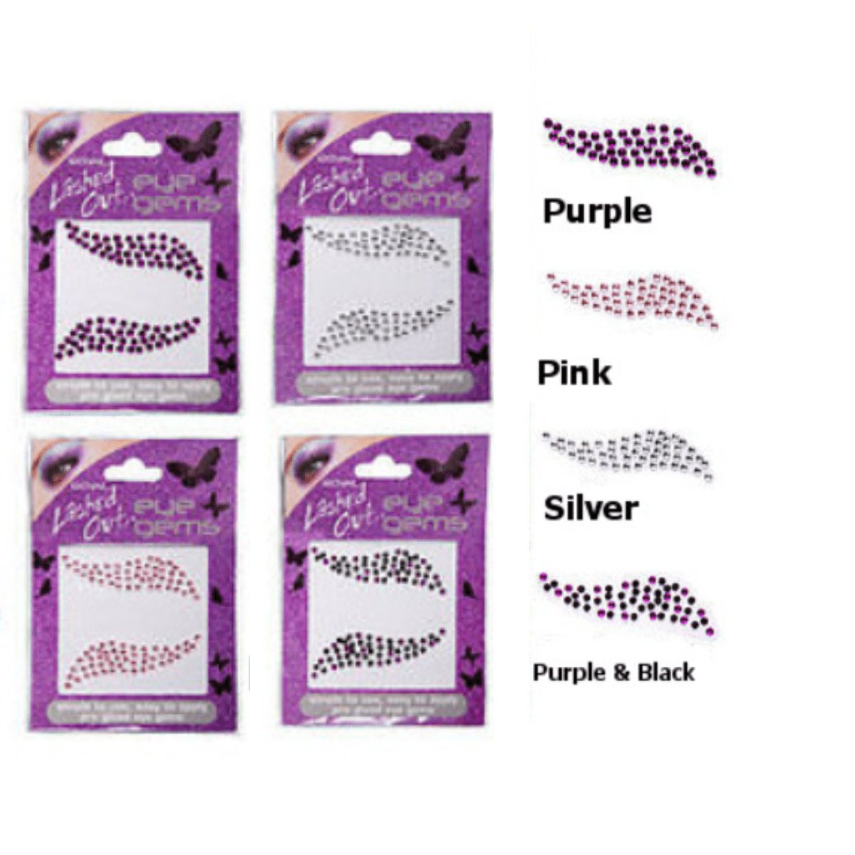 Royal Lashed Out Eye Gems - Assorted Shades 24pk - Wholesale Discount Cosmetics