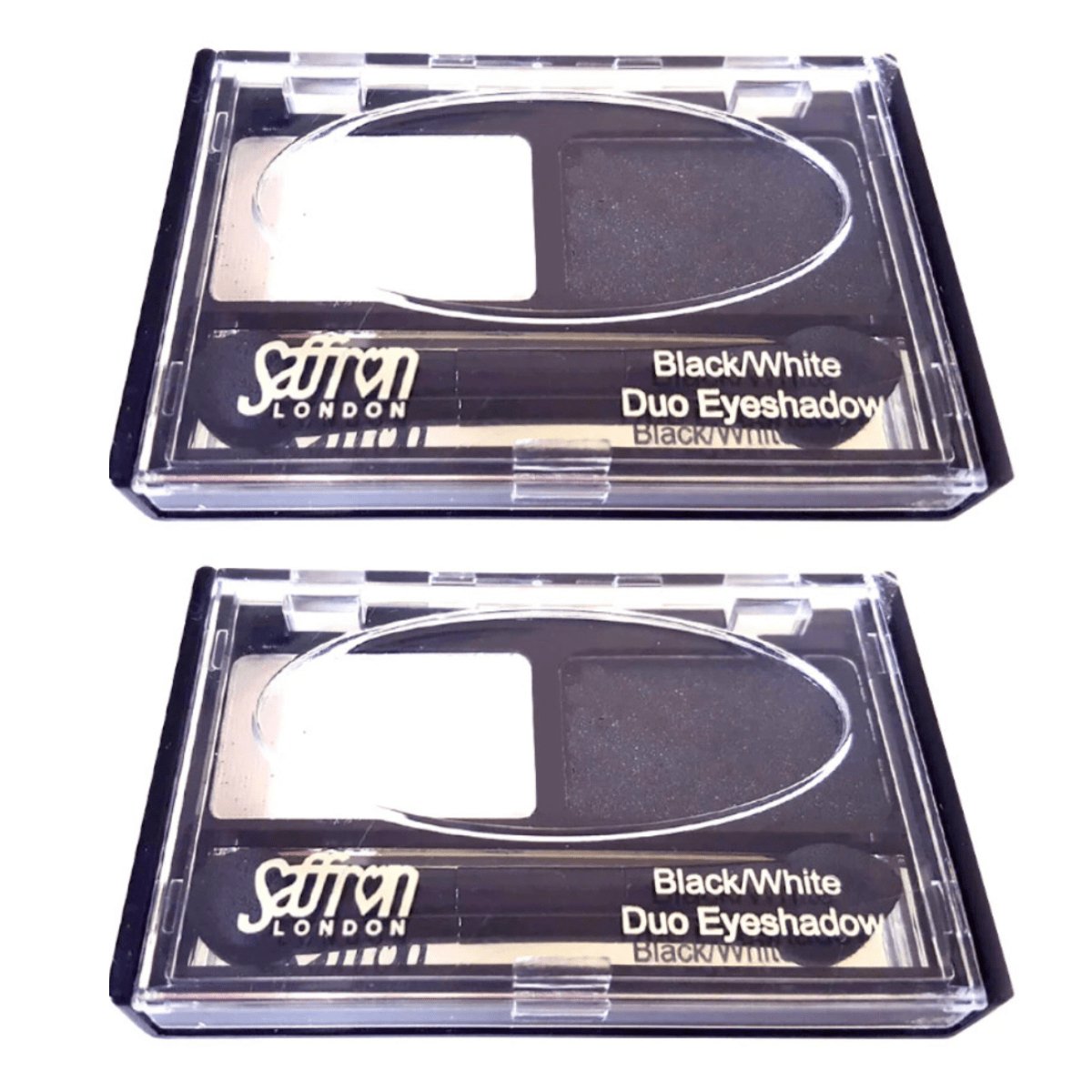 Saffron Eyeshadow Duo - Black + White 24pk - Wholesale Discount Cosmetics