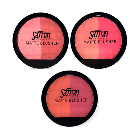 Saffron Matte Blusher(Assorted Shades) - 24pk | Wholesale Discount Cosmetics