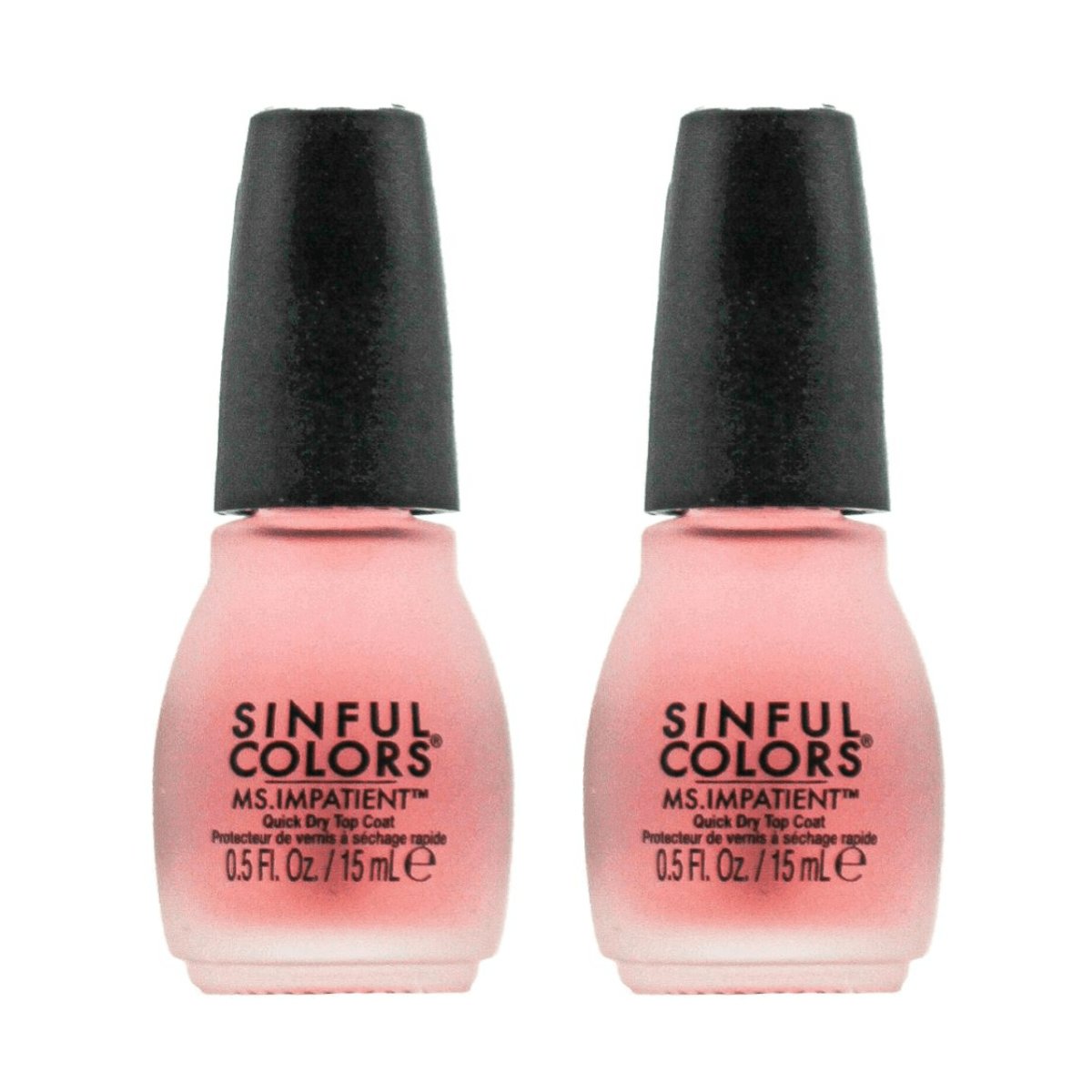 Sinful Colors Quick Dry Top Coat Nail Polish - Clear 24pk - Wholesale Discount Cosmetics