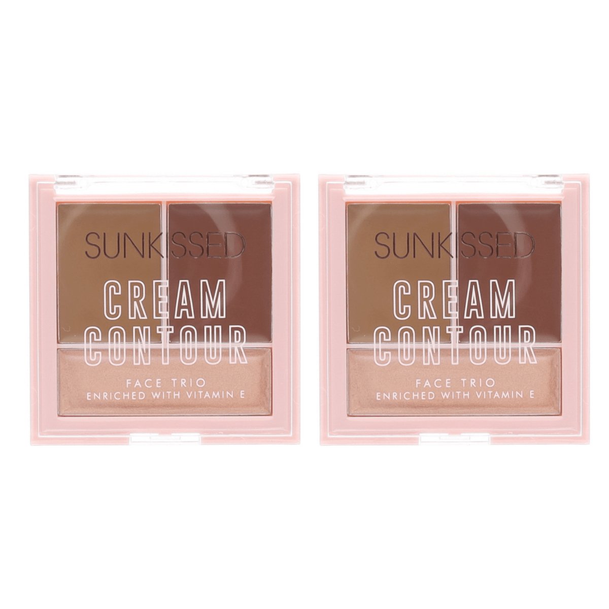 SunKissed Cream Contour Face Trio - 24pk - Wholesale Discount Cosmetics