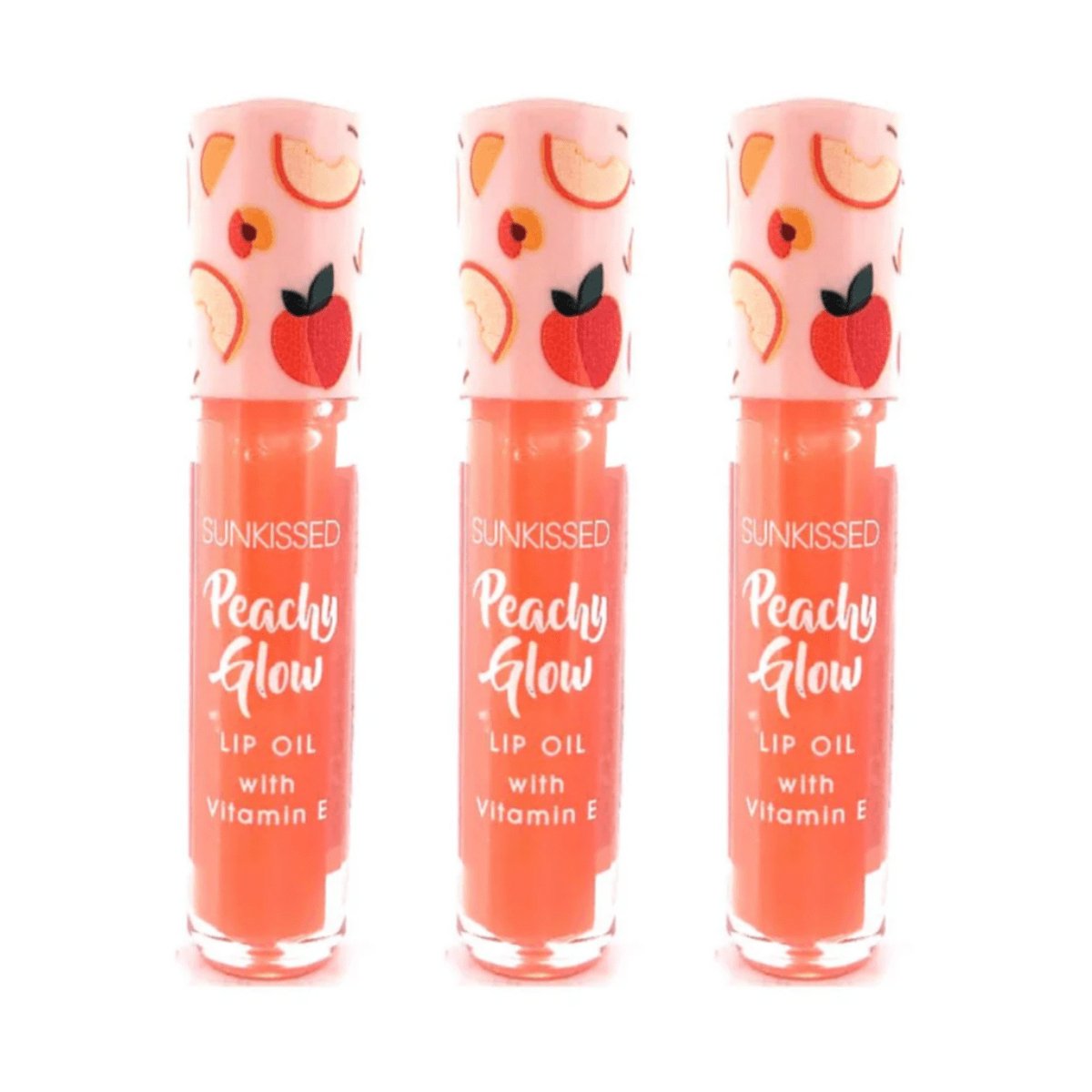SunKissed Peachy Glow Lip Oil - 24pk - Wholesale Discount Cosmetics