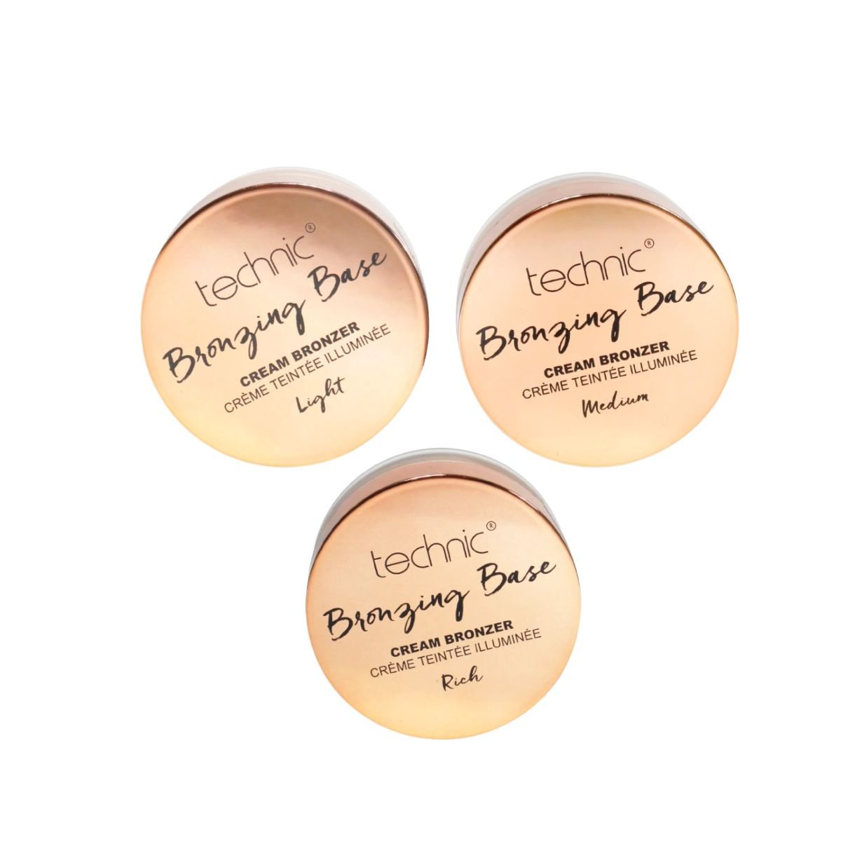 Technic Bronzing Base Cream Bronzer (Assorted Shades) - 24pk - Wholesale Discount Cosmetics