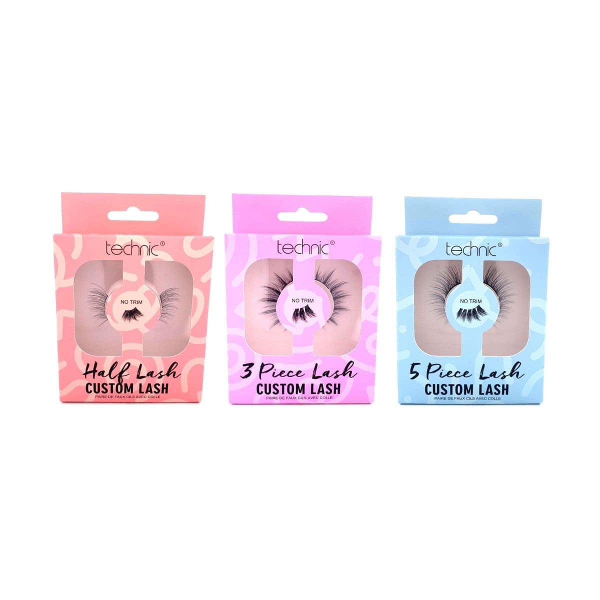 Technic Custom Lash False Eyelashes - 24pk - Wholesale Discount Cosmetics