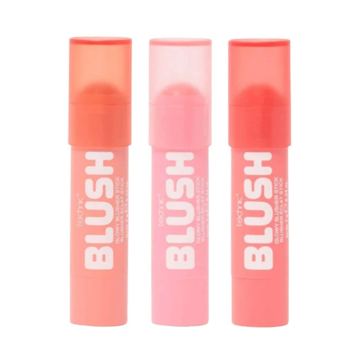 Technic Glowy Blusher Stick - Assorted Shades 24pk - Wholesale Discount Cosmetics