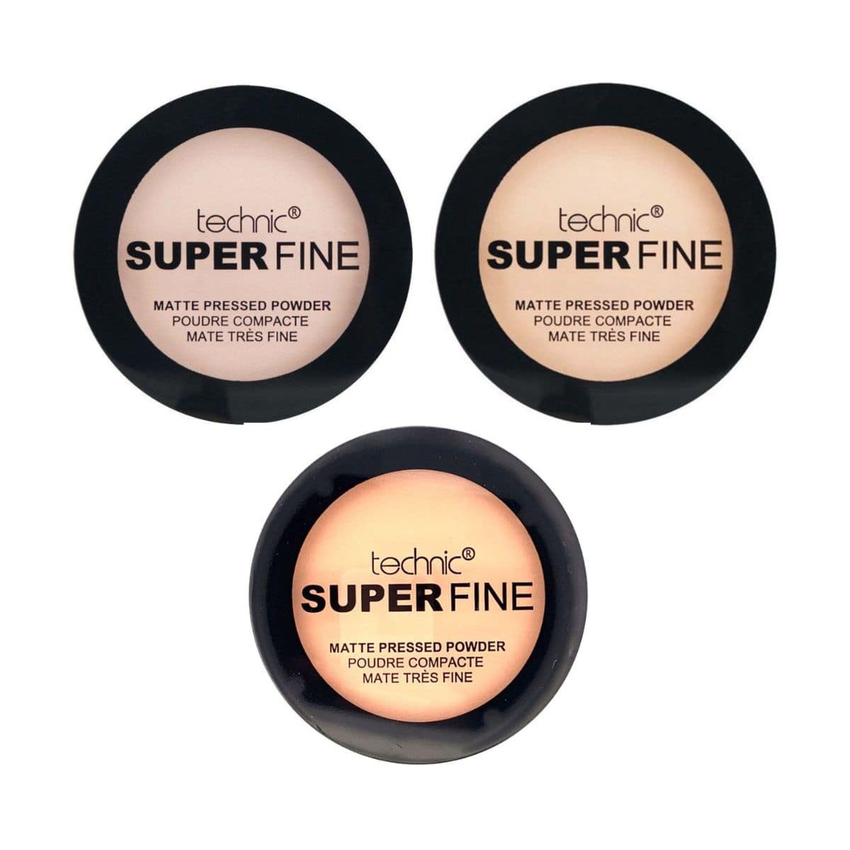 Technic Superfine Matte Pressed Powder - Assorted Shades 24pk - Wholesale Discount Cosmetics