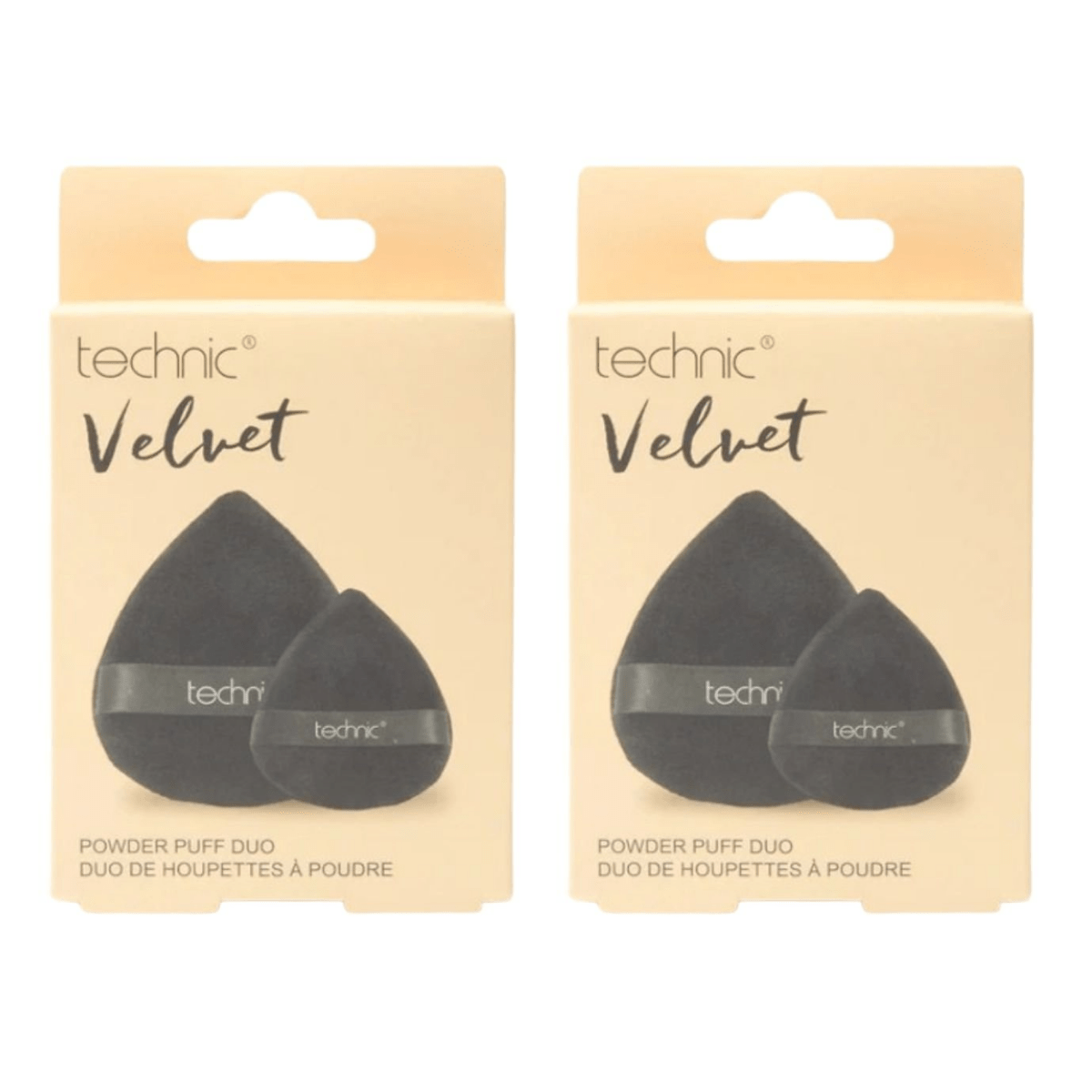 Technic Velvet Powder Puff Duo - 24pk - Wholesale Discount Cosmetics