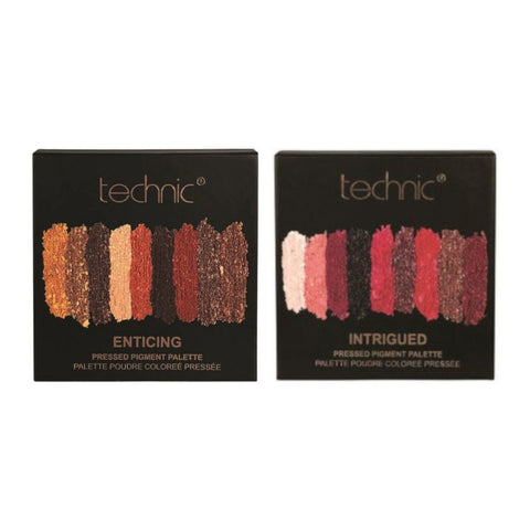 Technic Pressed Pigment Eyeshadow Palette (2 Assorted Shades) - 24pk | Wholesale Discount Cosmetics