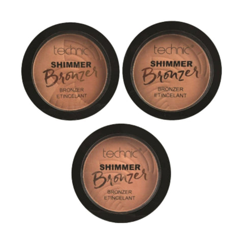 Technic Shimmer Bronzer(3 Assorted Shades) - 24pk | Wholesale Discount Cosmetics