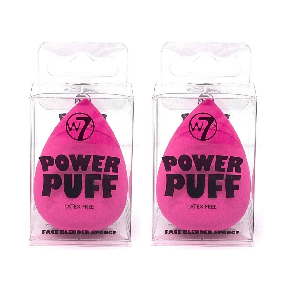 W7 Power Puff Face Blender Sponge - 24pk - Wholesale Discount Cosmetics