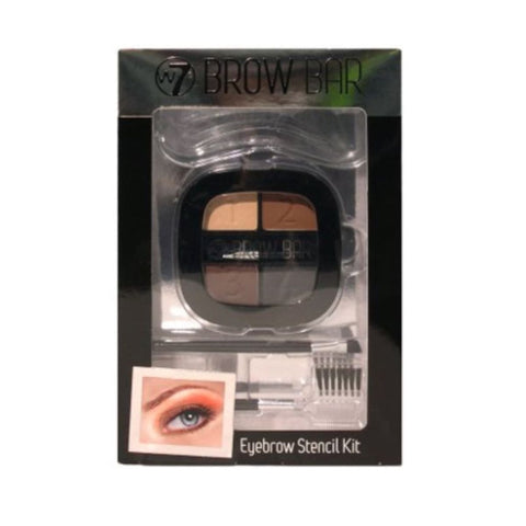 W7 Brow Bar Eyebrow Stencil Kit - 24pk | Wholesale Discount Cosmetics