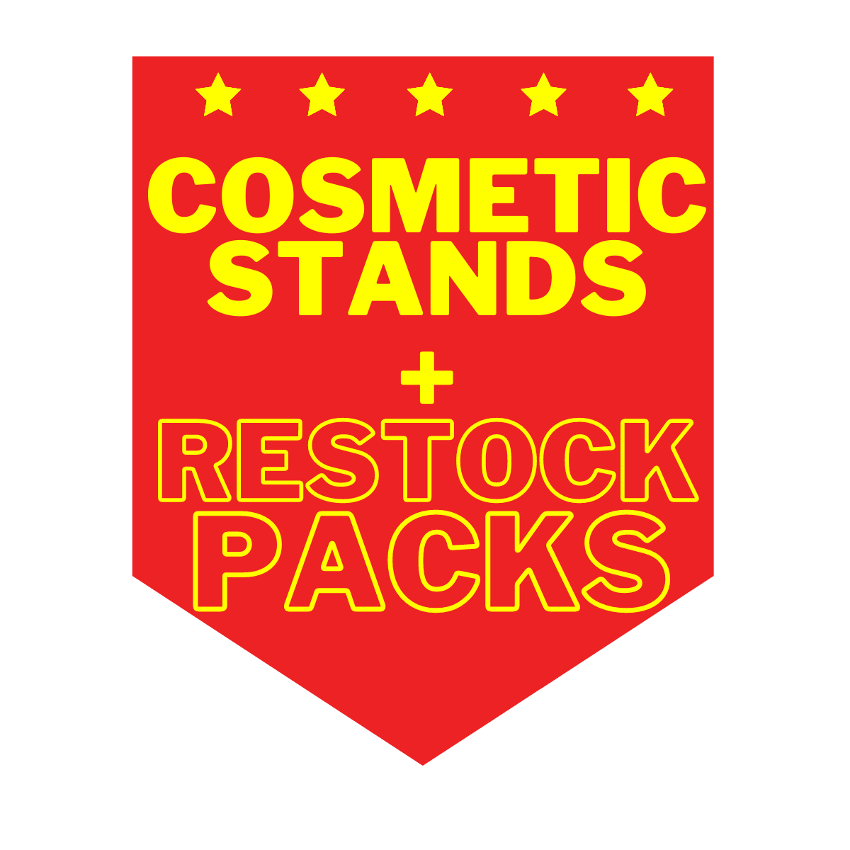 COSMETIC STANDS/ PACKS - The Cosmetic Department