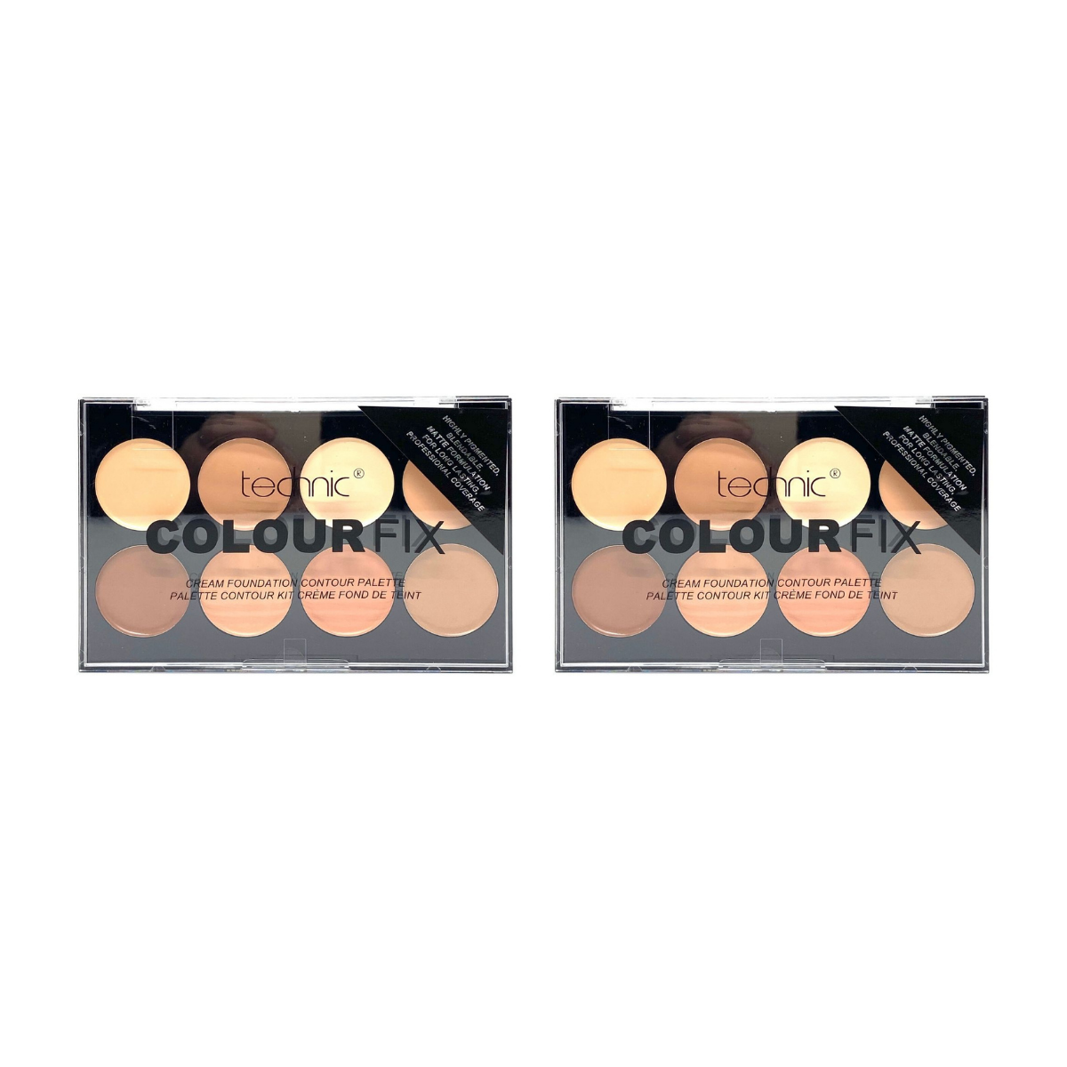 Technic Colour Fix Cream Foundation Contour Palette - Colour Fix 24pk