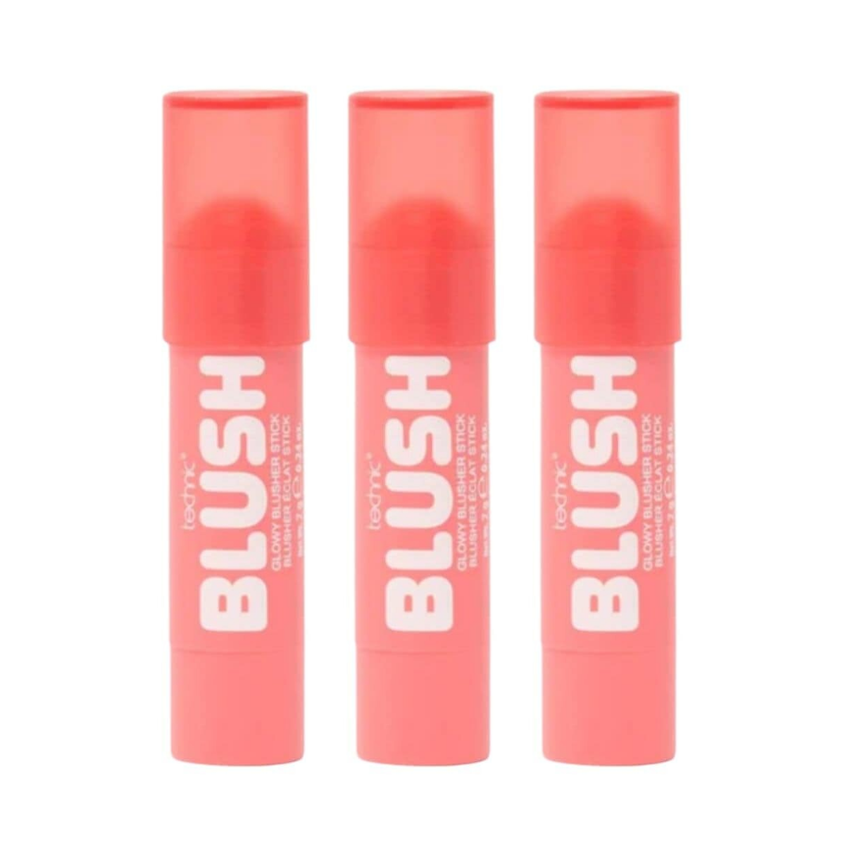 Technic Glowy Blusher Stick - Tropic Heart 24pk