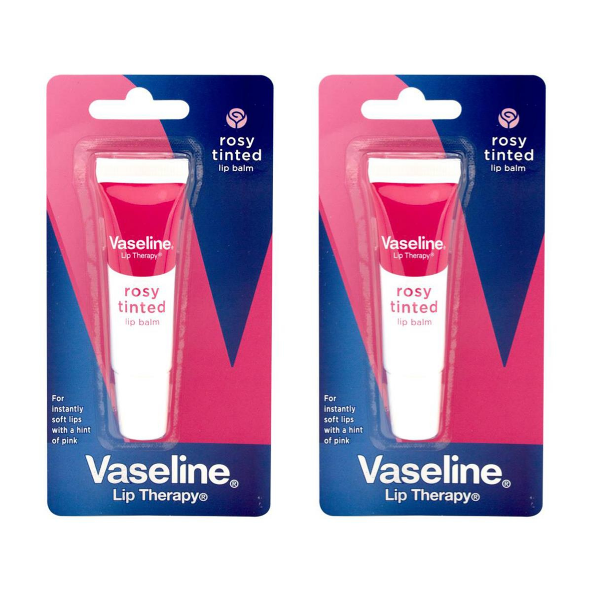 Vaseline Lip Therapy Lip Balm - 10g Rosy Lips 24pk