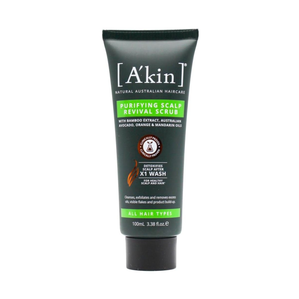 A'Kin Purifying Scalp Revival Scrub 100ml - 24pk - Wholesale Discount Cosmetics