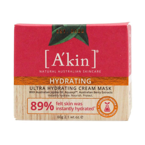 A'Kin Ultra Hydrating Cream Mask 60g  - 24pk | Wholesale Discount Cosmetics