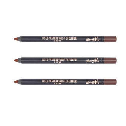 Barry M Bold Waterproof Eyeliner - Brown 24pk - Wholesale Discount Cosmetics