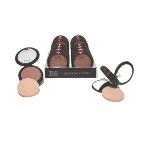 Body Collection Bronzing Powder Compact With Mirror - Wholesale Discount Cosmetics