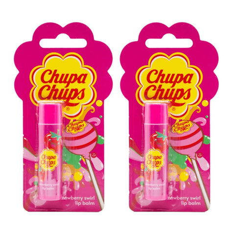 Chupa Chups Lip Balm - Strawberry Swirl 24pk - Wholesale Discount Cosmetics