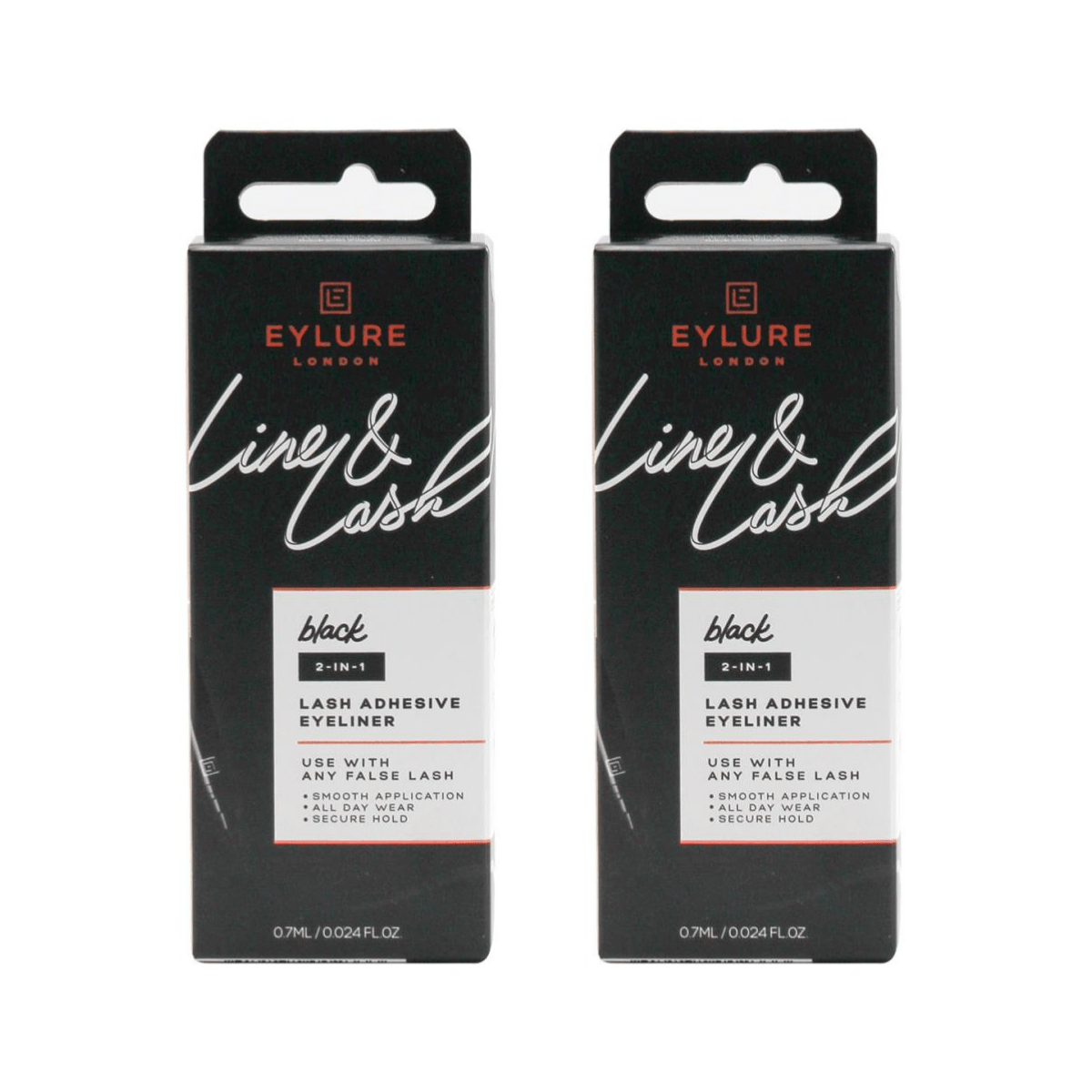 Eylure London Line & Lash Adhesive - Black 2 - 1 Lash Adhesive Eyeliner 24pk - Wholesale Discount Cosmetics