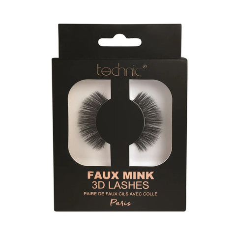 Technic Faux Mink 3D False Lashes (Paris) - 24pk | Wholesale Discount Cosmetics
