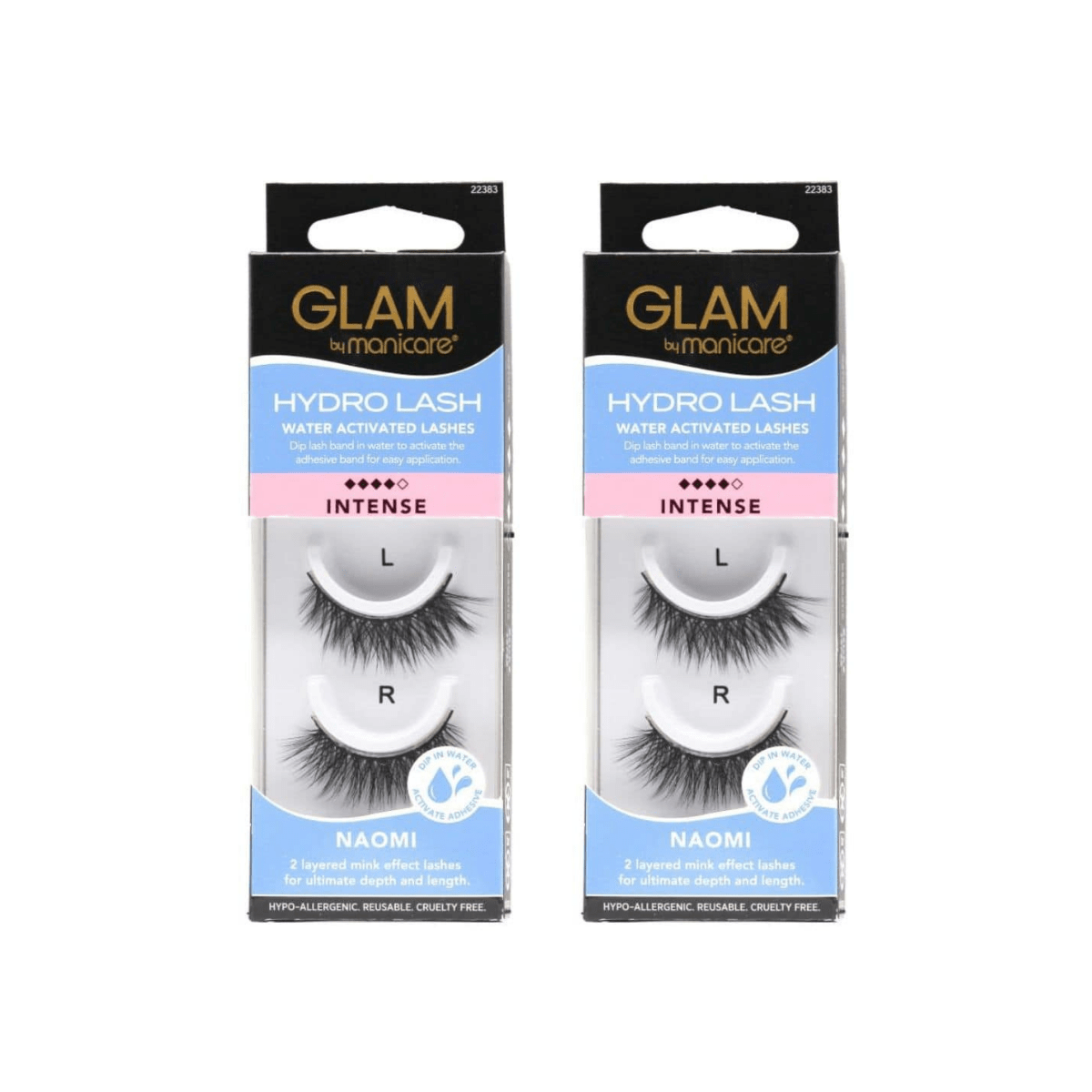 Glam by Manicare Hydro Lash - Naomi 24pk - Wholesale Discount Cosmetics