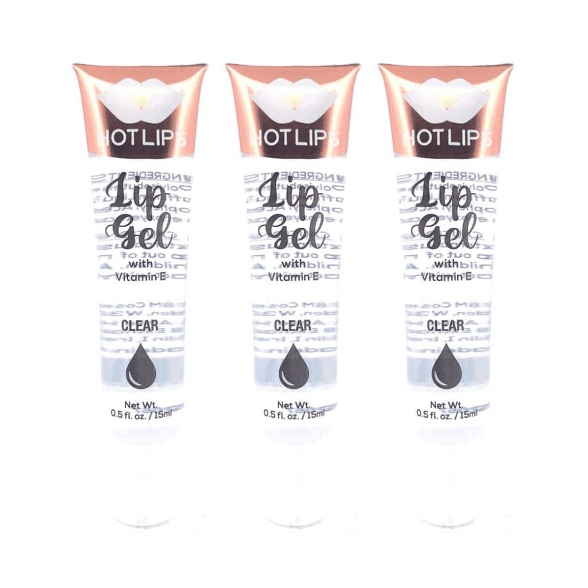 Hot Lips Lip Gel with Vitamin E - Clear 24pk - Wholesale Discount Cosmetics