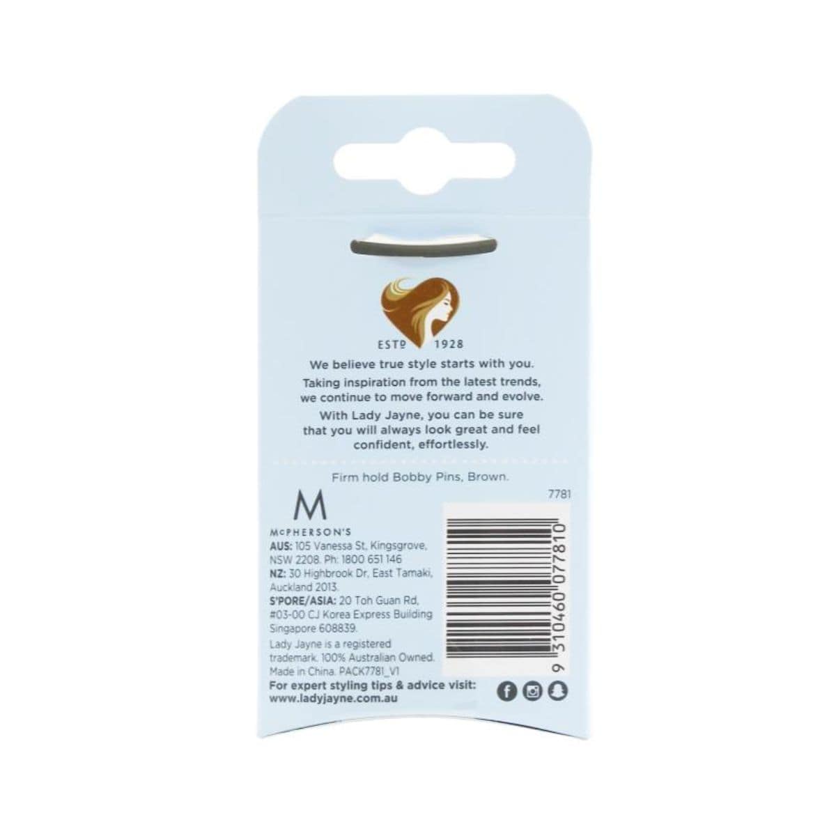 Lady Jayne Bobbi Pins (25pk) - 24pk - Wholesale Discount Cosmetics