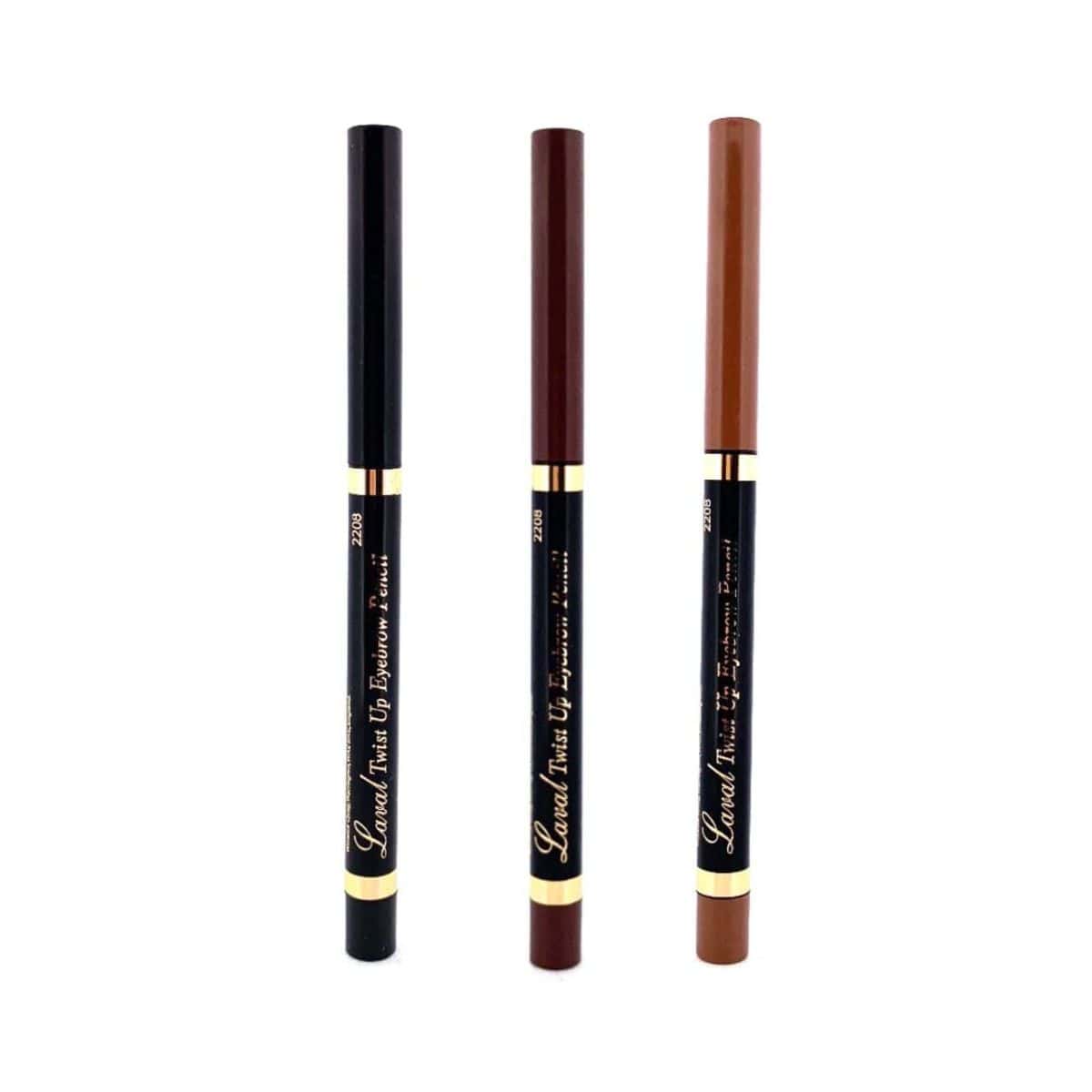 Laval Twist Up Waterproof Eyebrow Pencil - Assorted Shades 24pk - Wholesale Discount Cosmetics