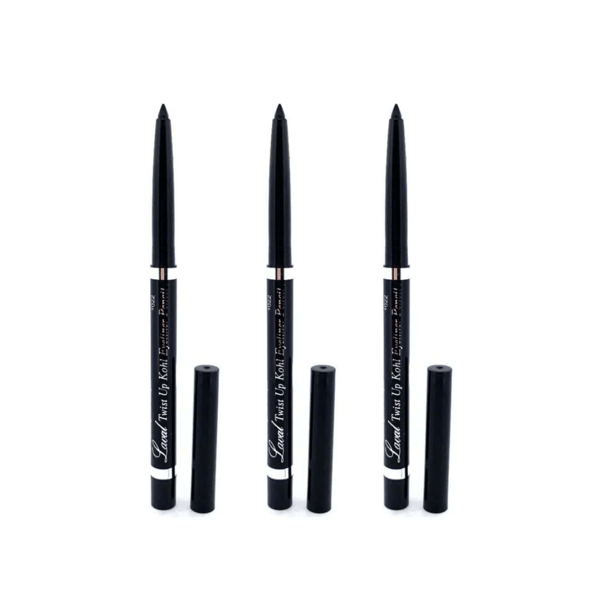 Laval Twist Up Waterproof Eyeliner Pencil - Black 24pk - Wholesale Discount Cosmetics