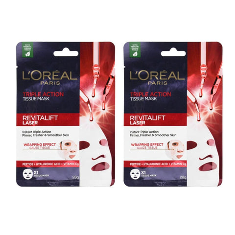 L'Oreal Paris Triple Action Revitalift Laser X3 Mask - 24pk - Wholesale Discount Cosmetics