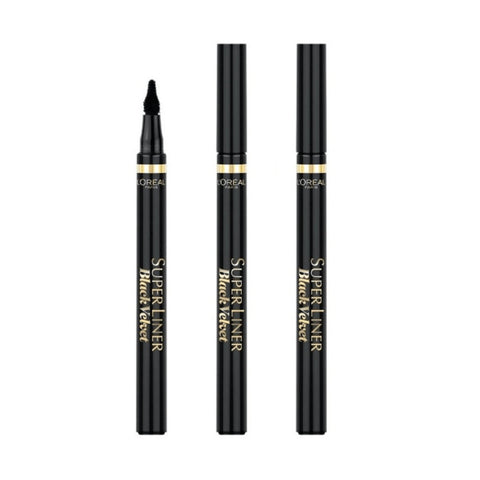 L'Oreal Super Liner Velvet Eyeliner - Black 24pk - Wholesale Discount Cosmetics